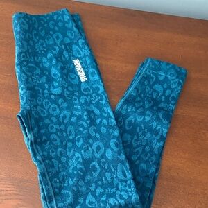 Gymshark Adapt Animal Blue leggings